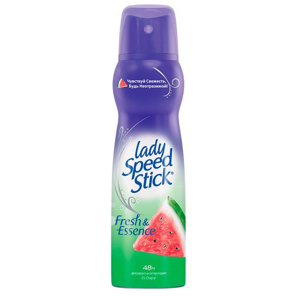 Lady Speed Stick Спрей Fresh&Essence Арбуз, 150 мл купить с доставкой