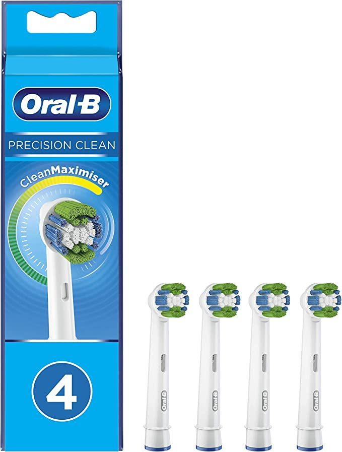 Сменная насадка для зубных щеток Oral-B Precision Clean с технологией CleanMaximiser, упаковка из 4 штук #1