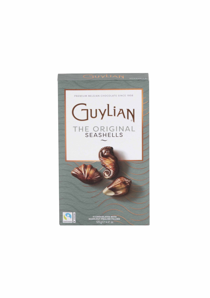 Guylian Шоколадные конфеты "Морские ракушки" из горького, молочного, белого шоколада с начинкой пралине, #1