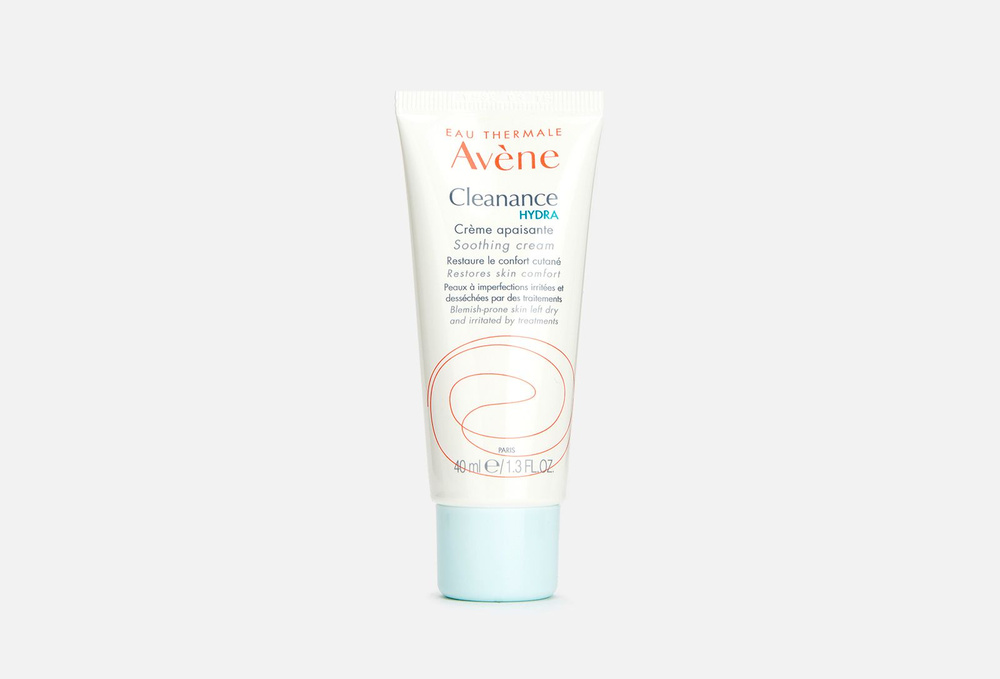 Успокаивающий крем для пересушенной проблемной кожи eau thermale avene cleanance hydra  #1