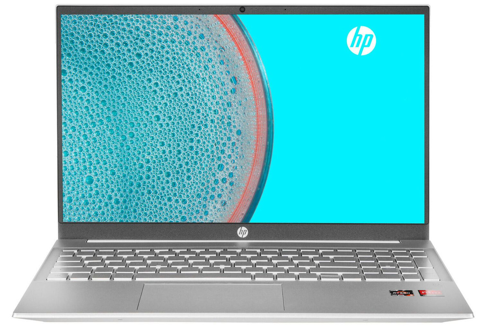 Ноутбук HP, 15.6, Pavilion 15, AMD Ryzen 3 4300U, 4 ГБ, AMD Radeon