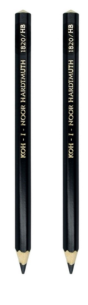 Набор чернографитных карандашей, 2 шт, KOH-I-NOOR Jumbo 1820, твердость HB  #1
