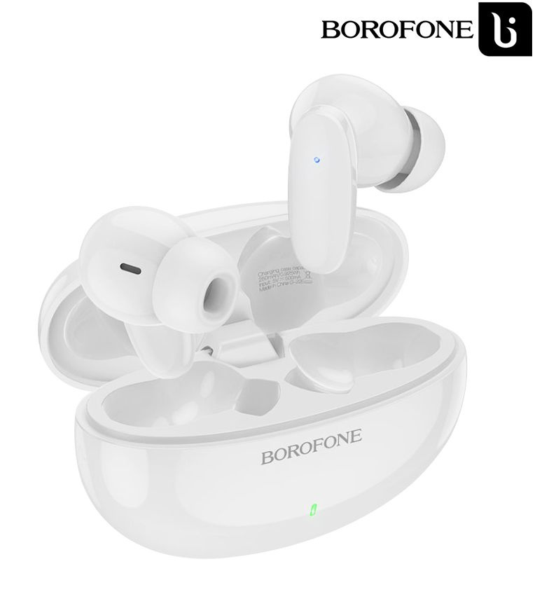 borofone Наушники беспроводные с микрофоном, USB Type-C, белый #1