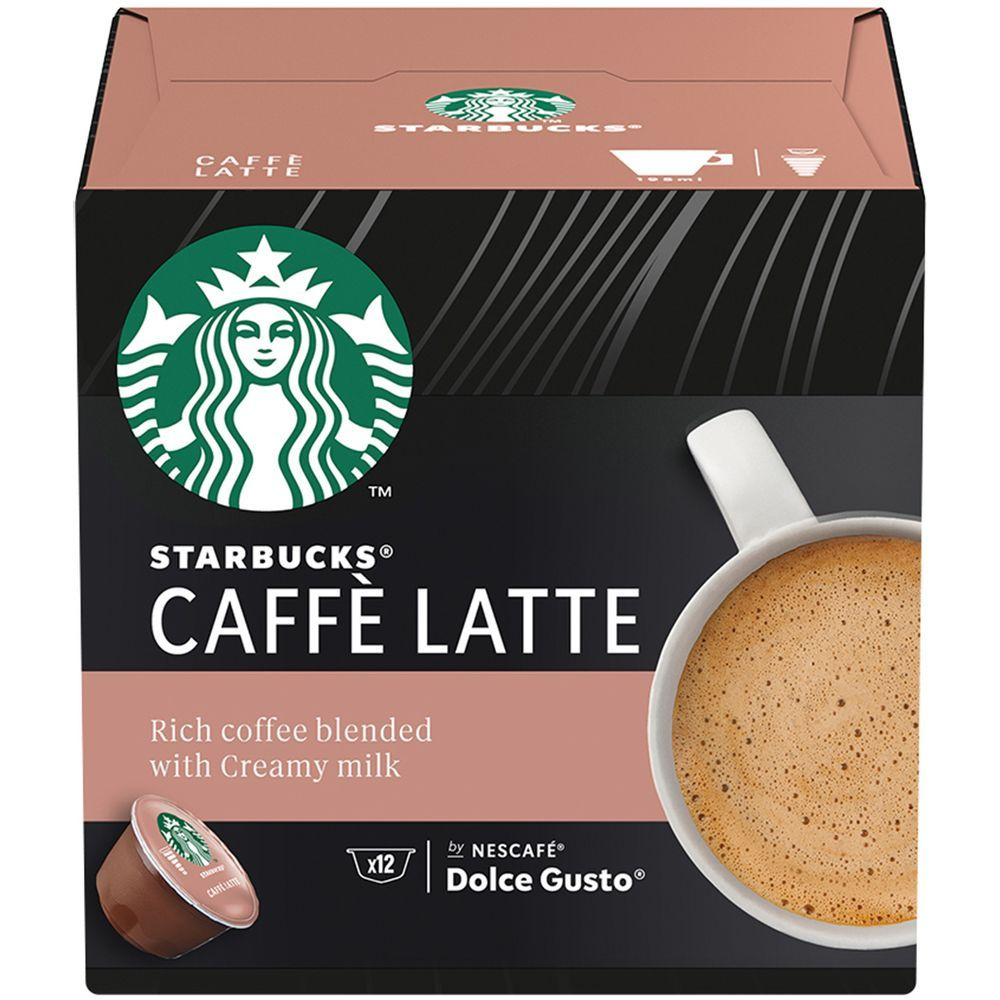 Капсулы для кофе Starbucks Dolce Gusto CAFFE LATTE (12 капсул) купить ...