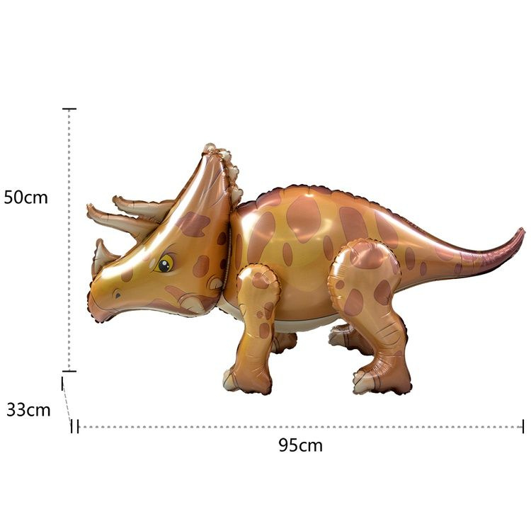 Шар ФИГУРА AIR Динозавр Трицератопс 50 см Весёлая Затея #1