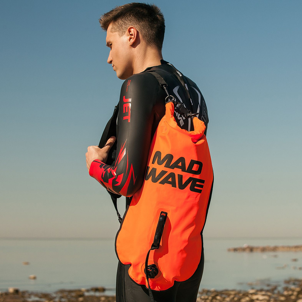 Надувной буй Mad Wave DRY BAG, Orange, M2049 01 0 07W купить по выгодной  цене в интернет-магазине OZON (273738732)