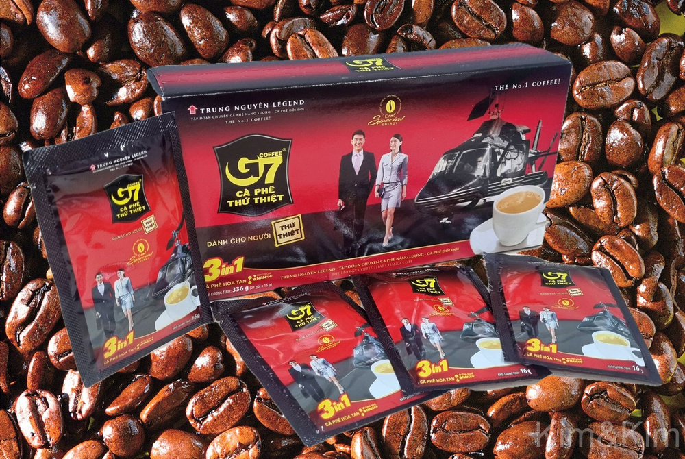 Вьетнамский растворимый кофе 3в1 G7 Special 21 Пакетик по 16гр #1