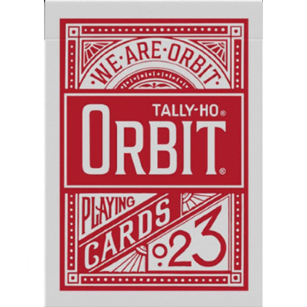 Игральные карты ORBIT X TALLY-HO RED #1