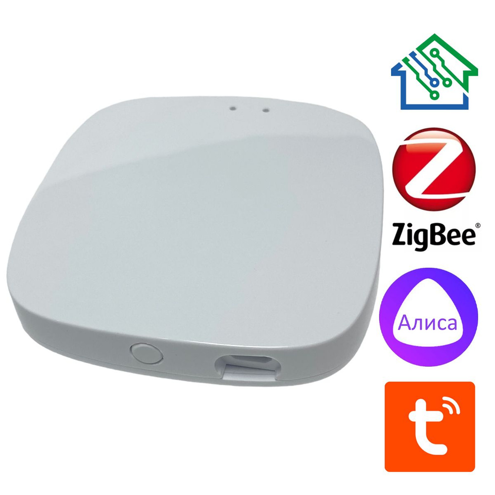 Беспроводной Шлюз ZigBee 3.0 Tuya / SmartLife для Умного дома, работает с  Яндекс Алиса (FUJIHOME BWSG-200W) - купить с доставкой по выгодным ценам в  интернет-магазине OZON (855898087)