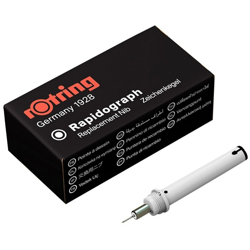 Пишущий элемент Rotring для рапидографа, 0,25 мм, картонная упаковка (S0219270)  #1