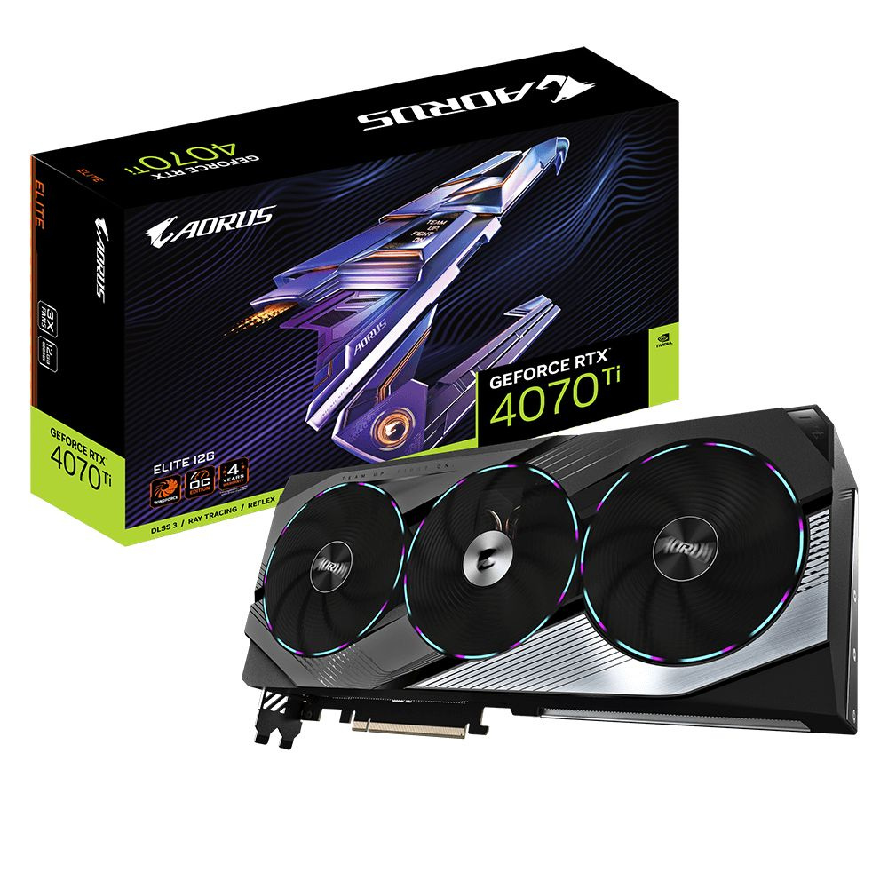 Видеокарта Gigabyte GeForce RTX 4070 Ti, 12 ГБ GDDR6X - купить по низким  ценам в интернет-магазине OZON (870147475)