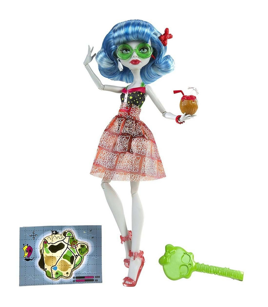 Кукла Monster High Mattel Монстер Хай Гулия Йелпс Побережье Черепа ...