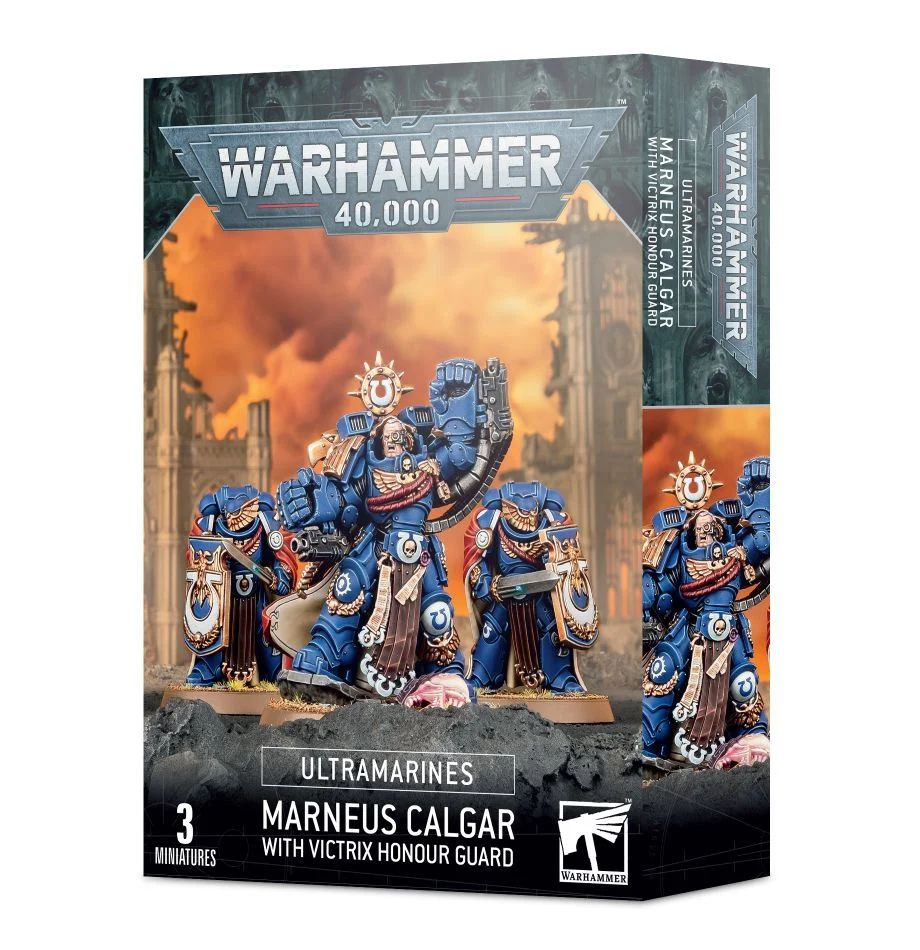 Набор миниатюр для настольной игры Warhammer 40000 - Ultramarines Marneus  Calgar with Victrix Honour Guard - купить с доставкой по выгодным ценам в  интернет-магазине OZON (897153295)