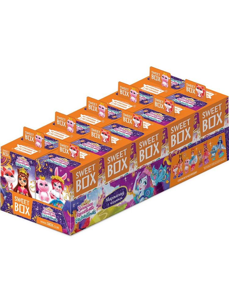 Sweet Box Конфитрейд СВИТБОКС ENCHANTIMALS 3 Мармелад с игрушкой в коробочке 10шт*10г.  #1