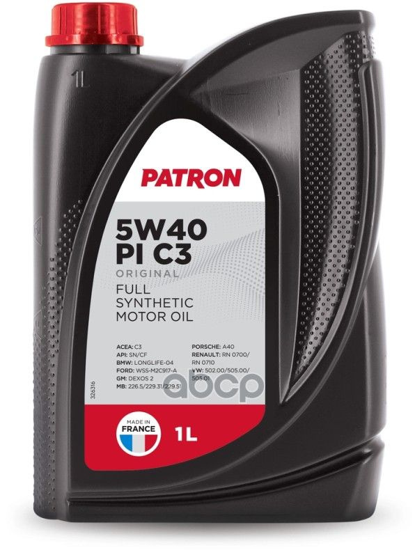Масло моторное PATRON - купить в интернет-магазине OZON (884098928)