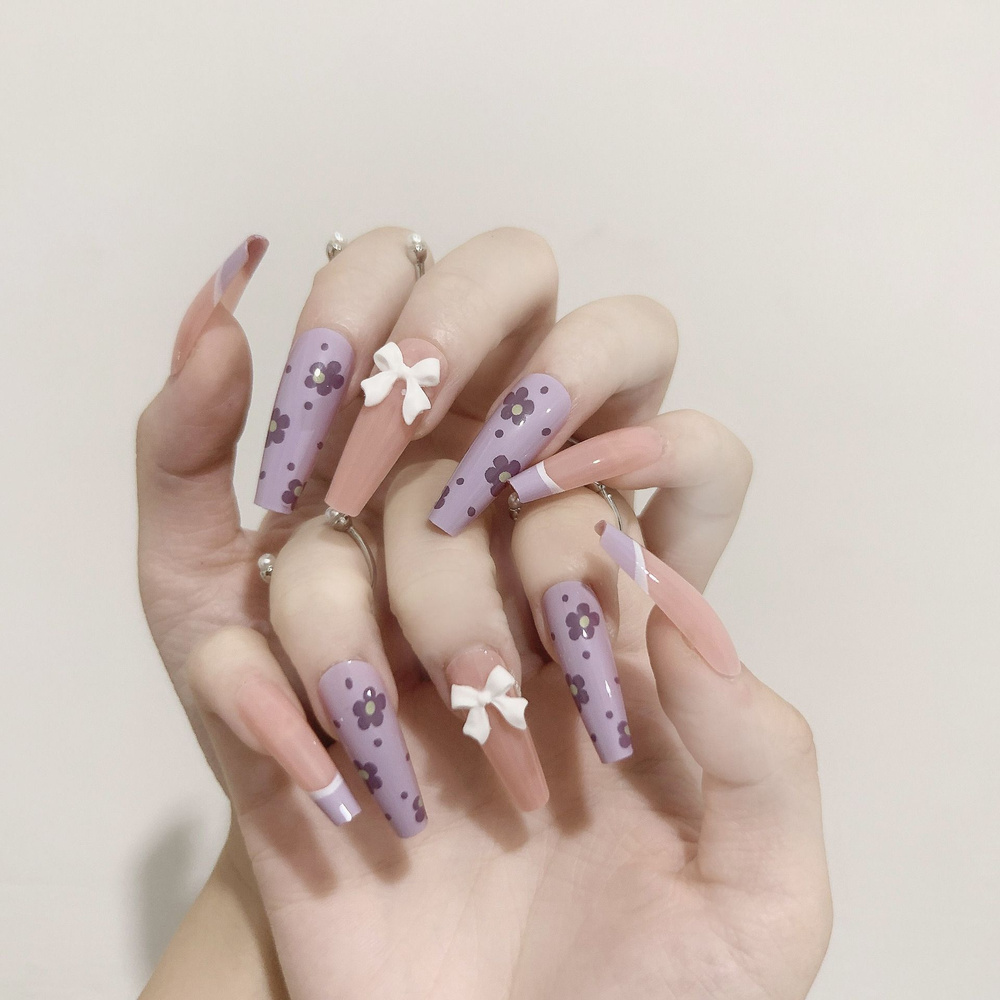 Декор для ногтей бантики ART NAILS Голубые | BeautyStage