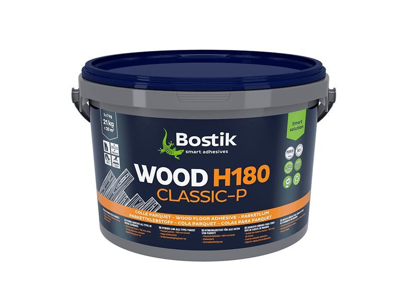Bostik WOOD H180 CLASSIC-MS-полимерный. однокомпонентный клей для паркета 21кг.  #1