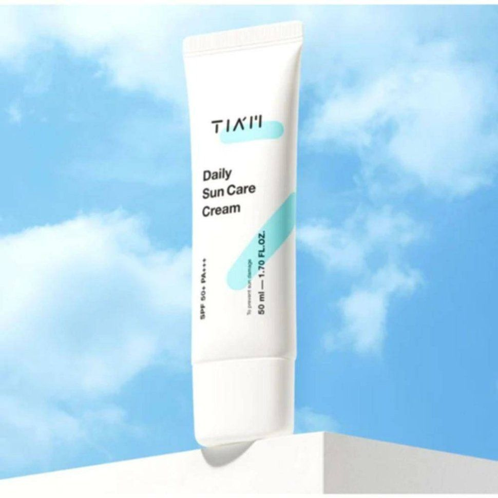 Tiam Крем для лица солнцезащитный с витамином С и токоферолом Daily Sun Care Cream SPF 50+ PA+++, 50ml #1