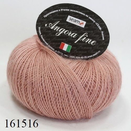 Пряжа Seam Angora fine 161516 Сеам Ангора фине, 50% мохер 50% нейлон, 50 г, 300 м, 1 моток  #1