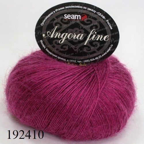 Пряжа Seam Angora fine 192410 Сеам Ангора фине, 50% мохер 50% нейлон, 50 г, 300 м, 1 моток  #1