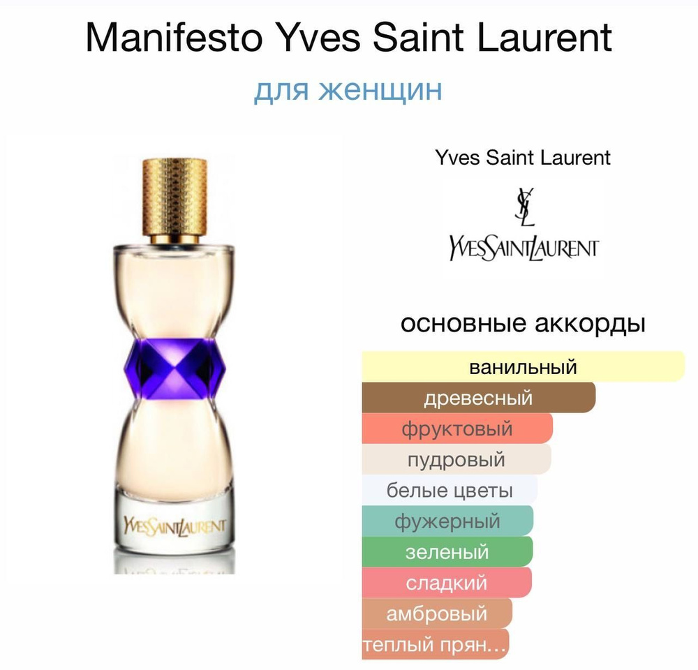 Manifesto yves saint clearance laurent