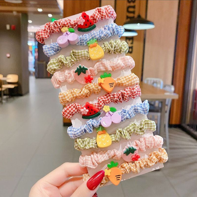 Резинки для волос детские/набор резинок 10шт/резинки для девочек ...