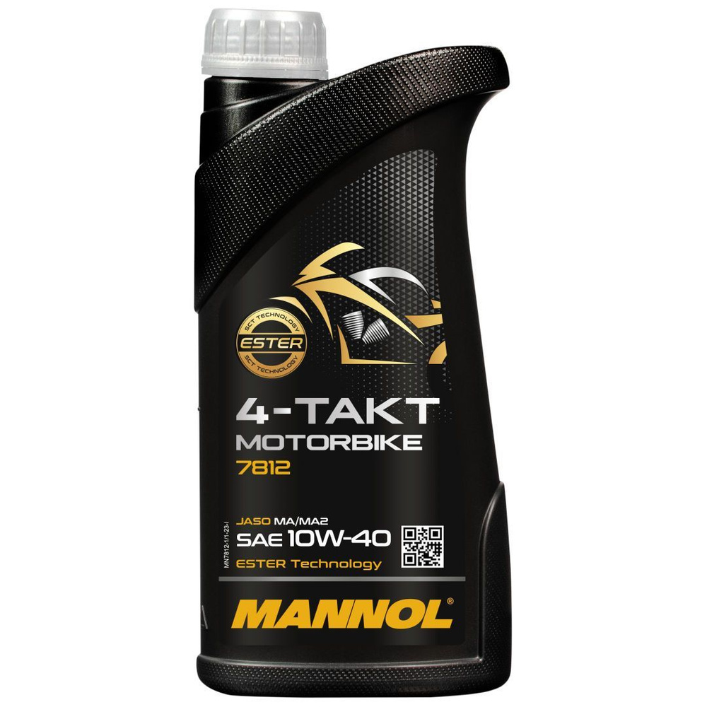 Масло моторное MANNOL 7812 4-Takt Motorbike 10W-40 Синтетическое ...