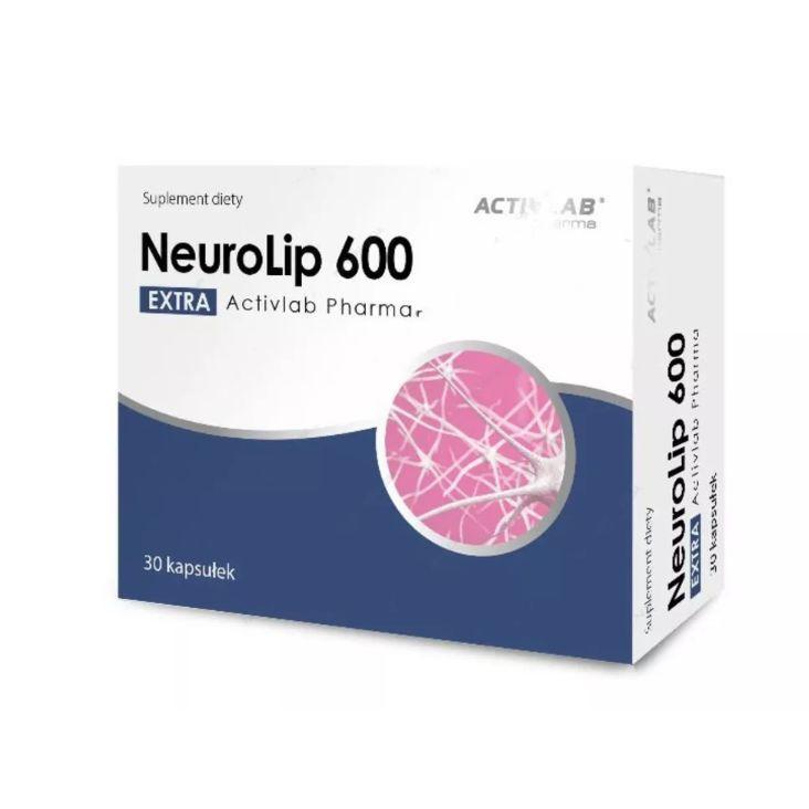 Альфа-липоевая кислота Activlab NeuroLip 600, 30 капсул / Тиоктовая ...