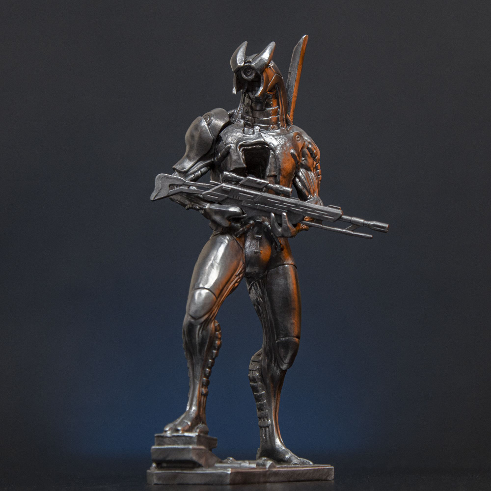 Легион металлическая коллекционная фигурка Масс Эффект / Legion Mass ...