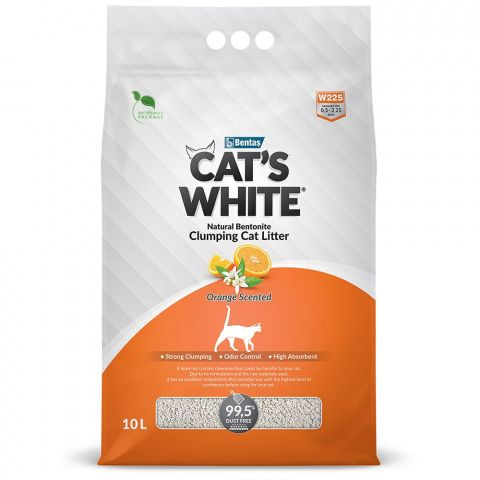 CAT'S WHITE Наполнитель Комкующийся 8500г. #1