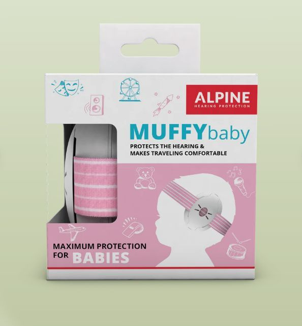 Наушники для детей MUFFY BABY (розовые), Alpine #1