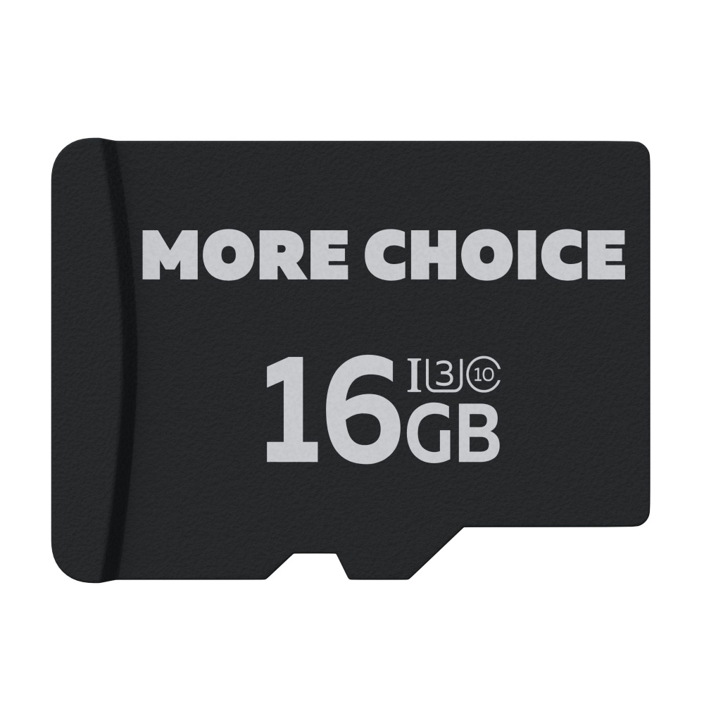 Карта памяти 16Gb Micro-SD More choice Class10 V10 MC16 - купить с  доставкой по выгодным ценам в интернет-магазине OZON (940586692)