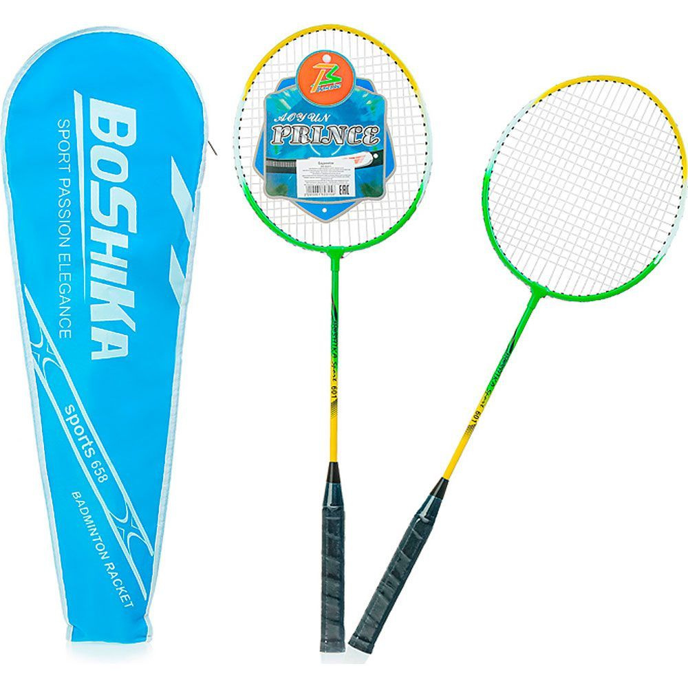 Набор Бадминтон металлический 2 ракетки в сумке / для взрослых и детей ...
