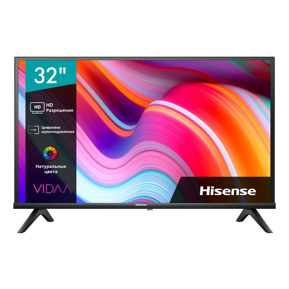 Hisense Телевизор 32A4K  32" HD, черный #1