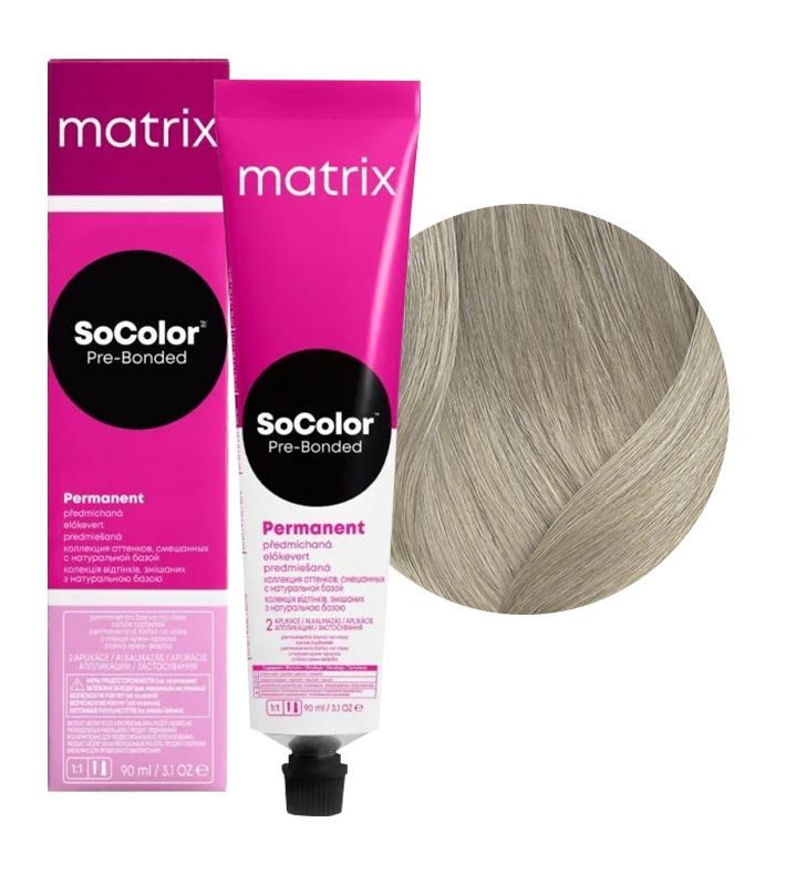 Краска для волос Matrix SoColor Pre-Bonded 10AV очень-очень светлый блондин 90 мл  #1