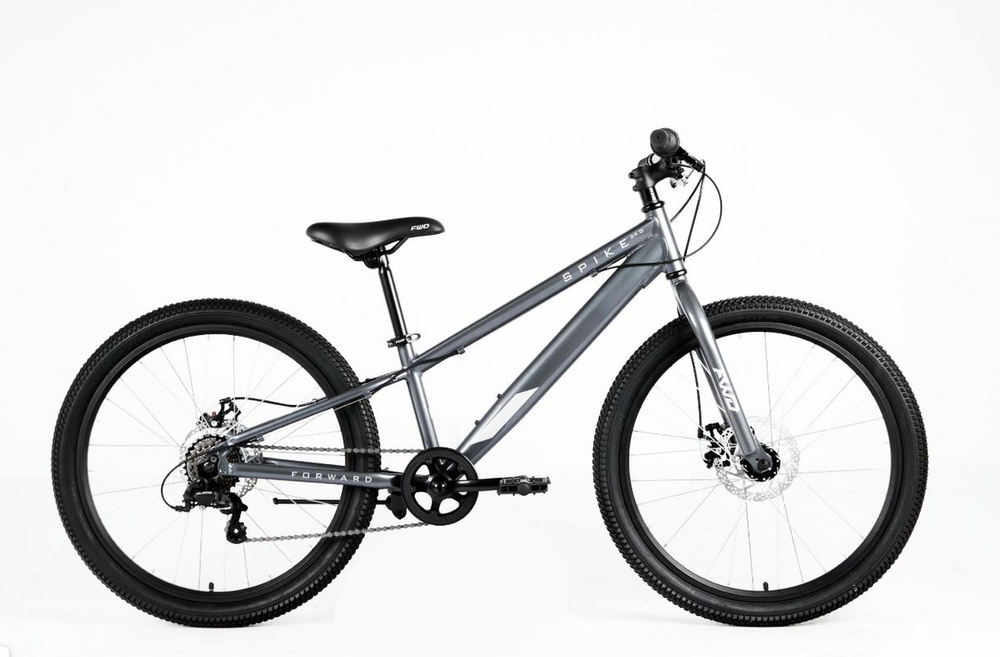 Велосипед Forward Spike 24'' D 2023 (серый/ серебристый) - купить по ...