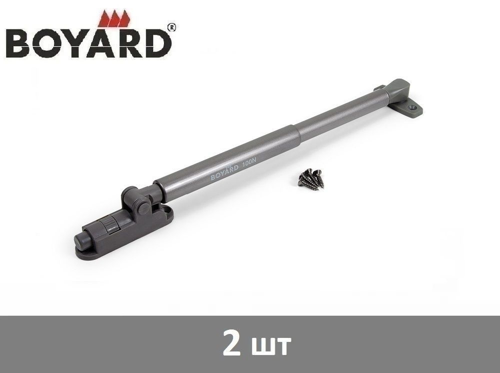 Газовый лифт Boyard OZON GL110GRPH/100/3 графитовый, усилие 100N - 2 шт #1