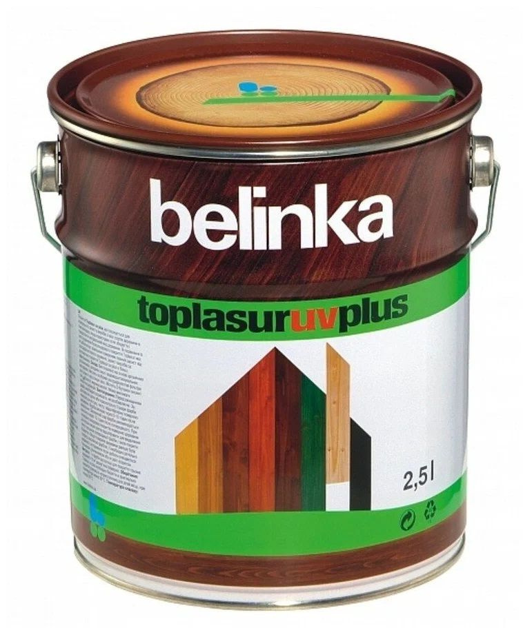 BELINKA TOPLASUR UV PLUS 2,5л. Лазурное покрытие для защиты древесины 51300  #1