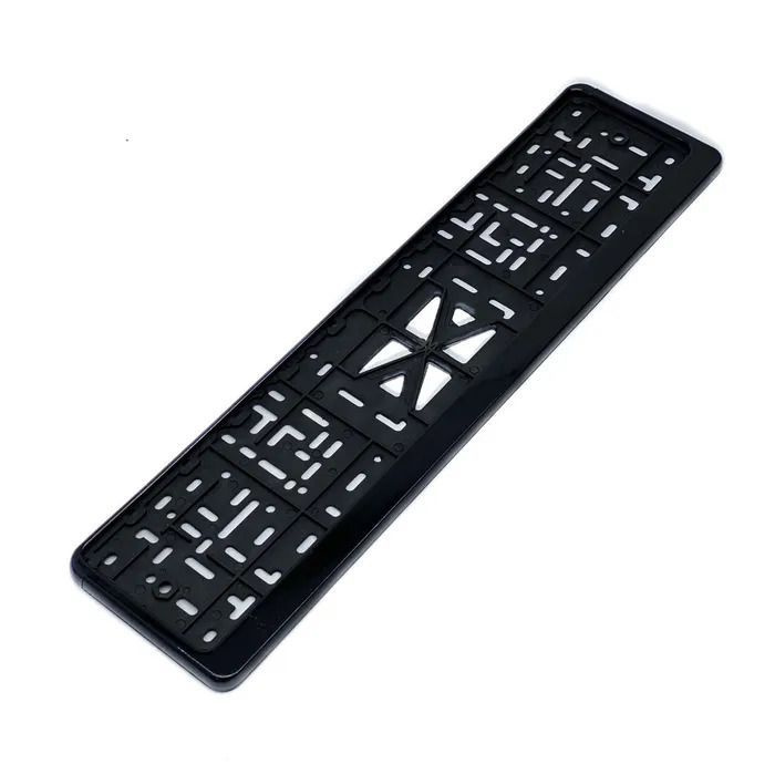 Рамка номерного знака на защелках 2 шт (черная) - купить по выгодным ...