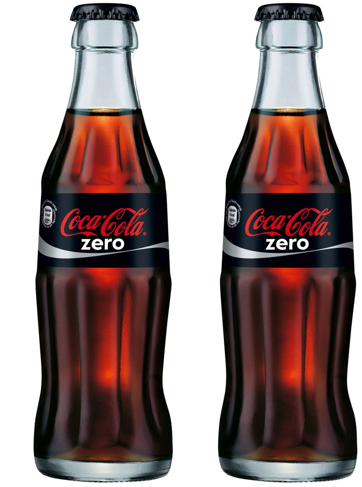 Coca-Cola Zero легендарный газированный напиток в стеклянной бутылке ...