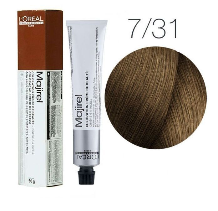 Loreal Стойкая крем-краска Majirel - Лореаль Мажирель 7.31 50 мл ...