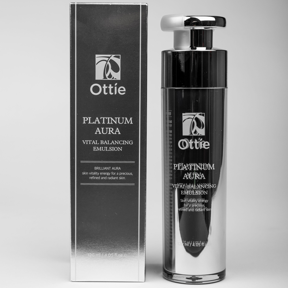 Премиальная антивозрастная эмульсия Ottie Platinum Aura Vital Balancing ...