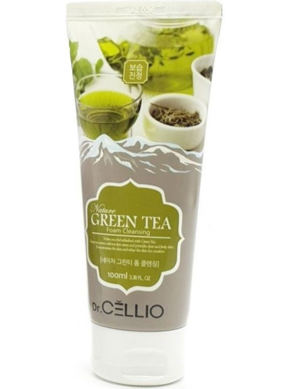 Dr.CELLIO Пенка для умывания с экстрактом зеленого чая G70 Nature Green Tea Foam Cleansing, 100 мл.  #1