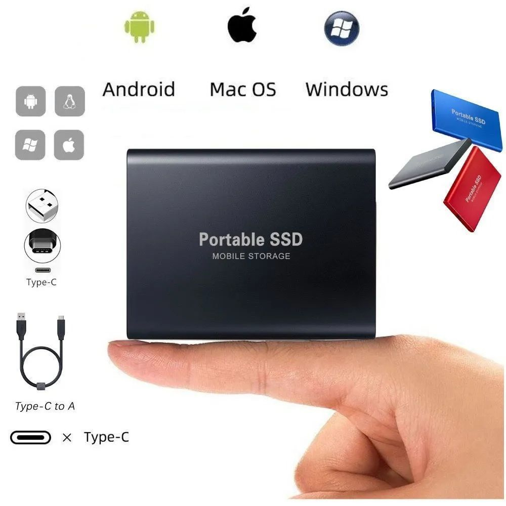 TCMG 4 ТБ Внешний SSD-диск SSD10 (4 TB USB 3.2), серебристый купить на ...