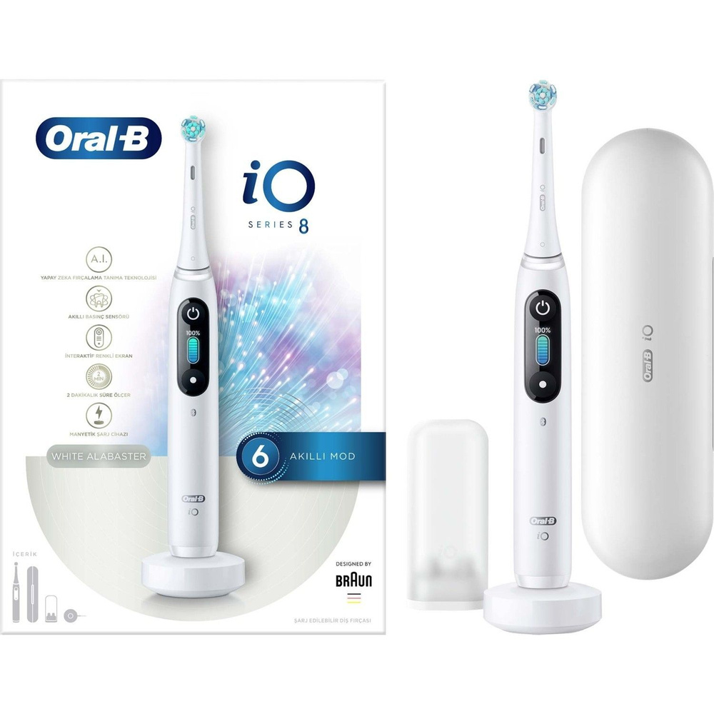 Oral-B Электрическая зубная щетка iO8, белый #1