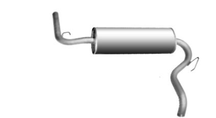 Глушитель основной ВАЗ 21213, 2131 Автоглушитель, 21213-1200010 (1шт ...