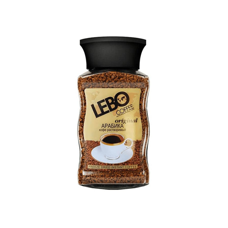 Кофе LEBO Original растворимый, стеклянная банка, 100 гр - купить с ...