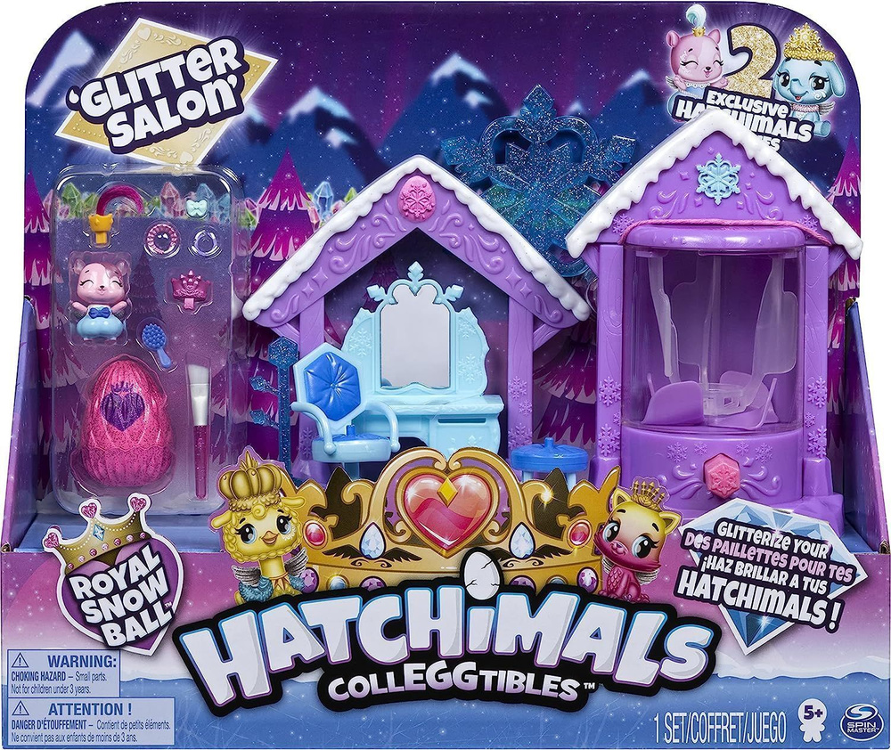 Hatchimals mini Hatch, волшебное яйцо, домашнее животное может вылупиться,  креативные детские игрушки для маленьких девочек/CollEGGtibles Sparkle Spa  - купить с доставкой по выгодным ценам в интернет-магазине OZON (1041853099)