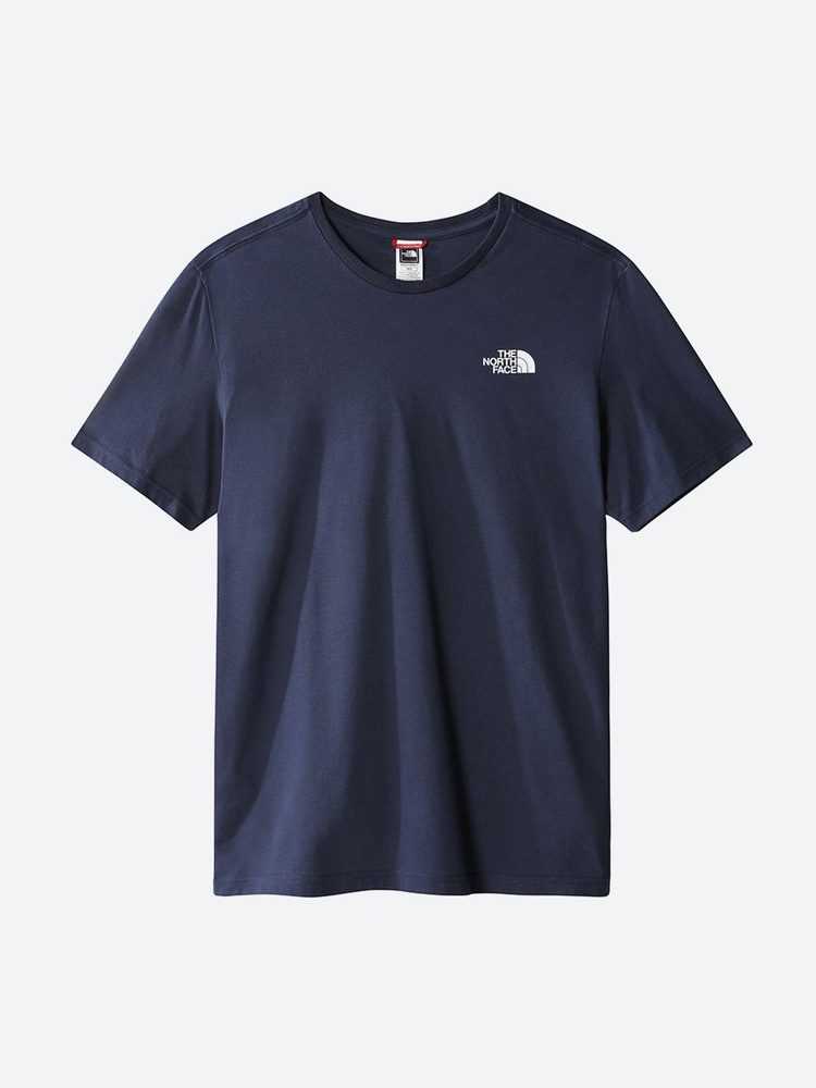 North face t shirt blue online