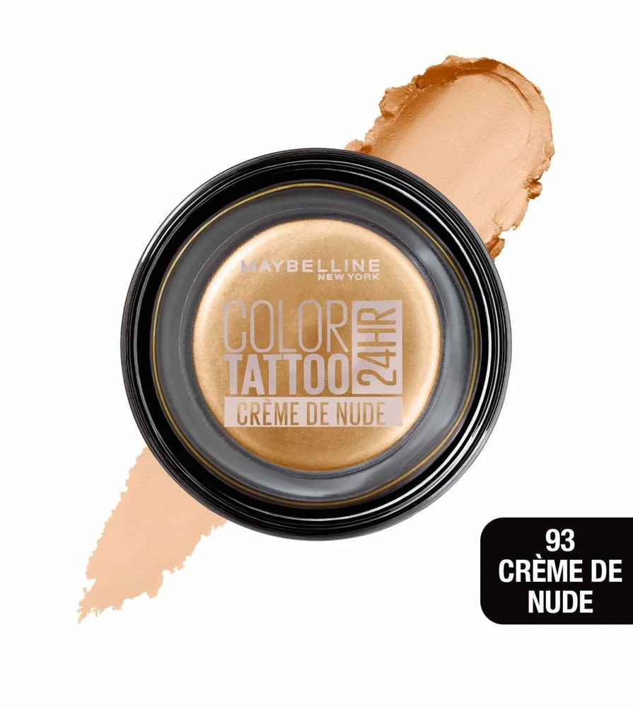 Maybelline New York Тени для век "Color Tattoo", оттенок 93, Бежевая ...